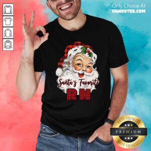 Awesome Santa’s Claus Favorite RN Christmas 2020 Shirt