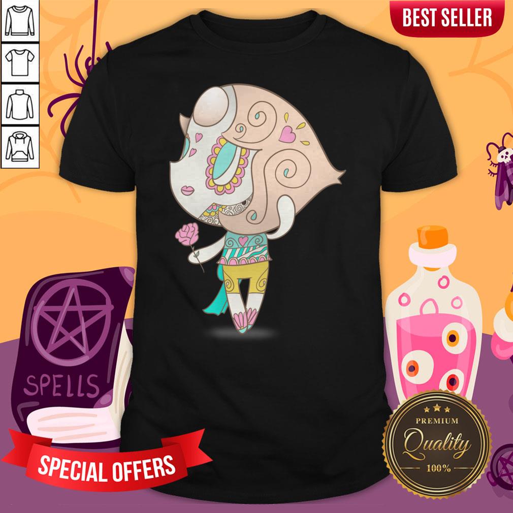 Elegant But Strong Muerto Sugar Skull Day Of The Dead Shirt