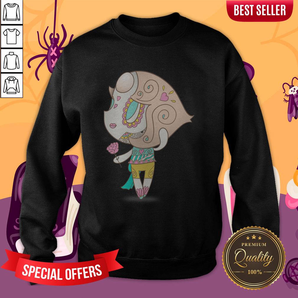 Elegant But Strong Muerto Sugar Skull Day Of The Dead Shirt