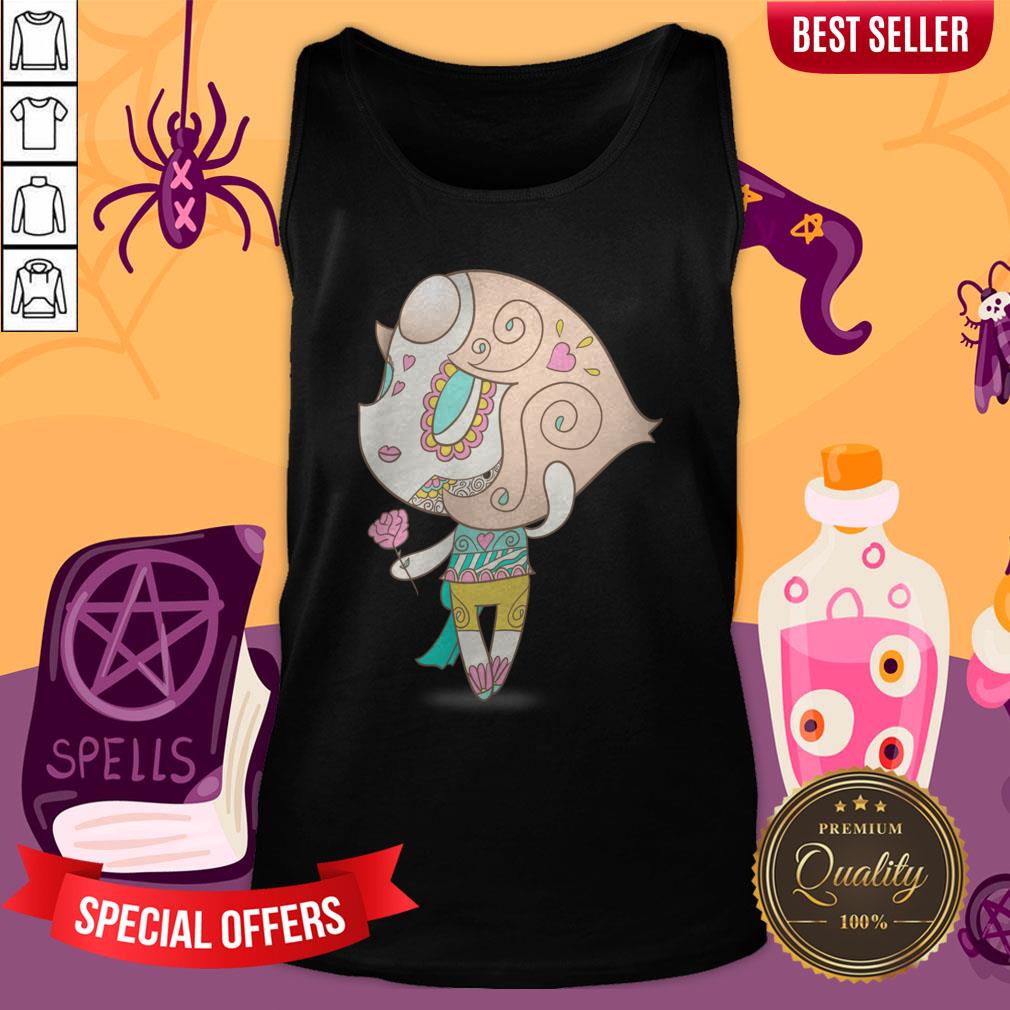 Elegant But Strong Muerto Sugar Skull Day Of The Dead Shirt