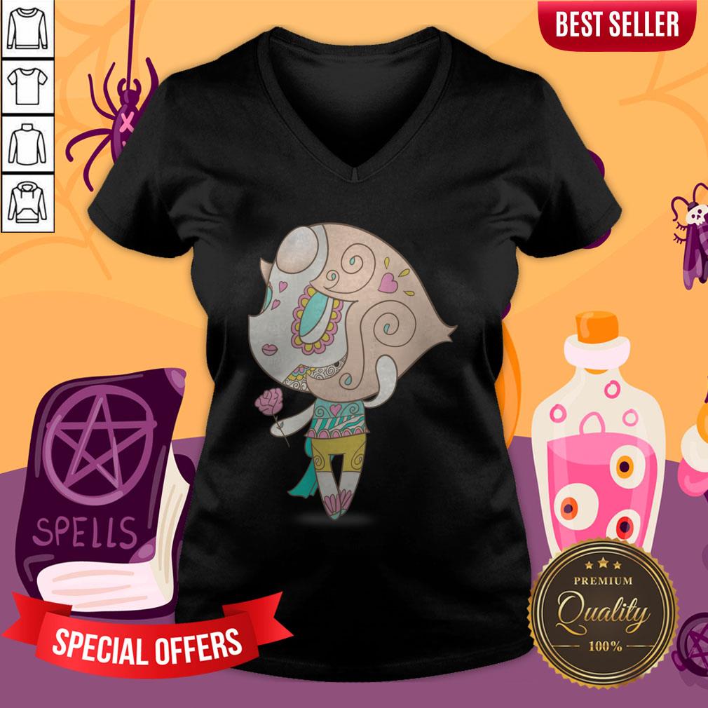 Elegant But Strong Muerto Sugar Skull Day Of The Dead Shirt