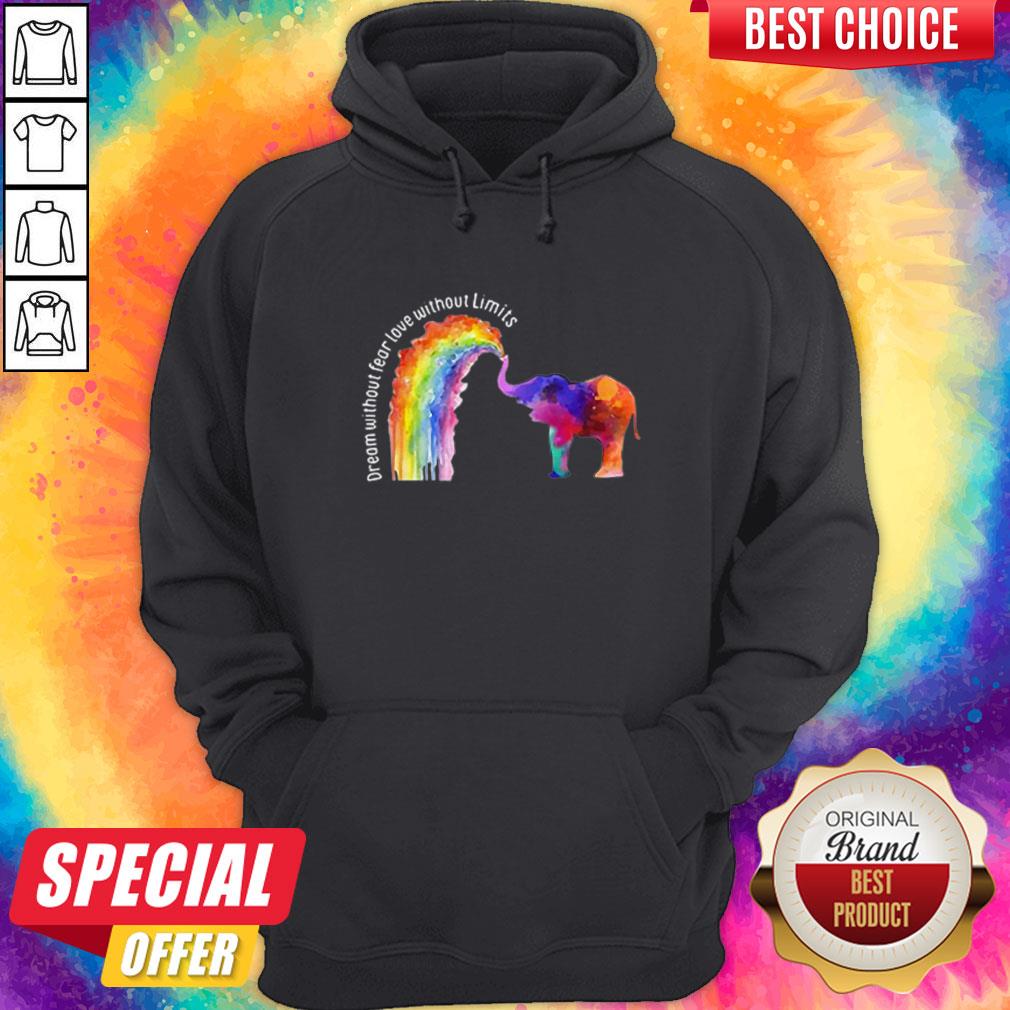 Elephant LGBT Dream Without Fear Love Without Limits Shirt