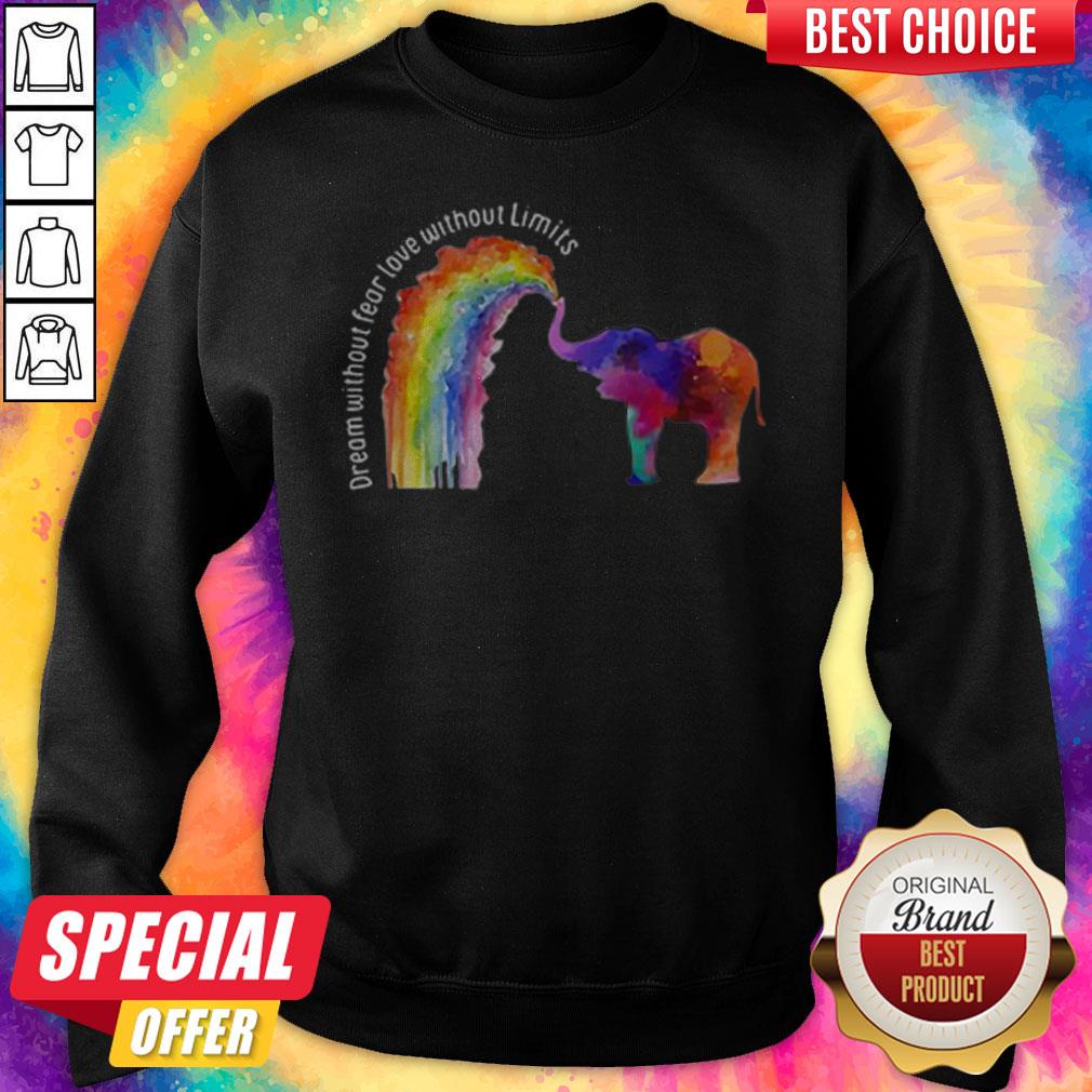 Elephant LGBT Dream Without Fear Love Without Limits Shirt
