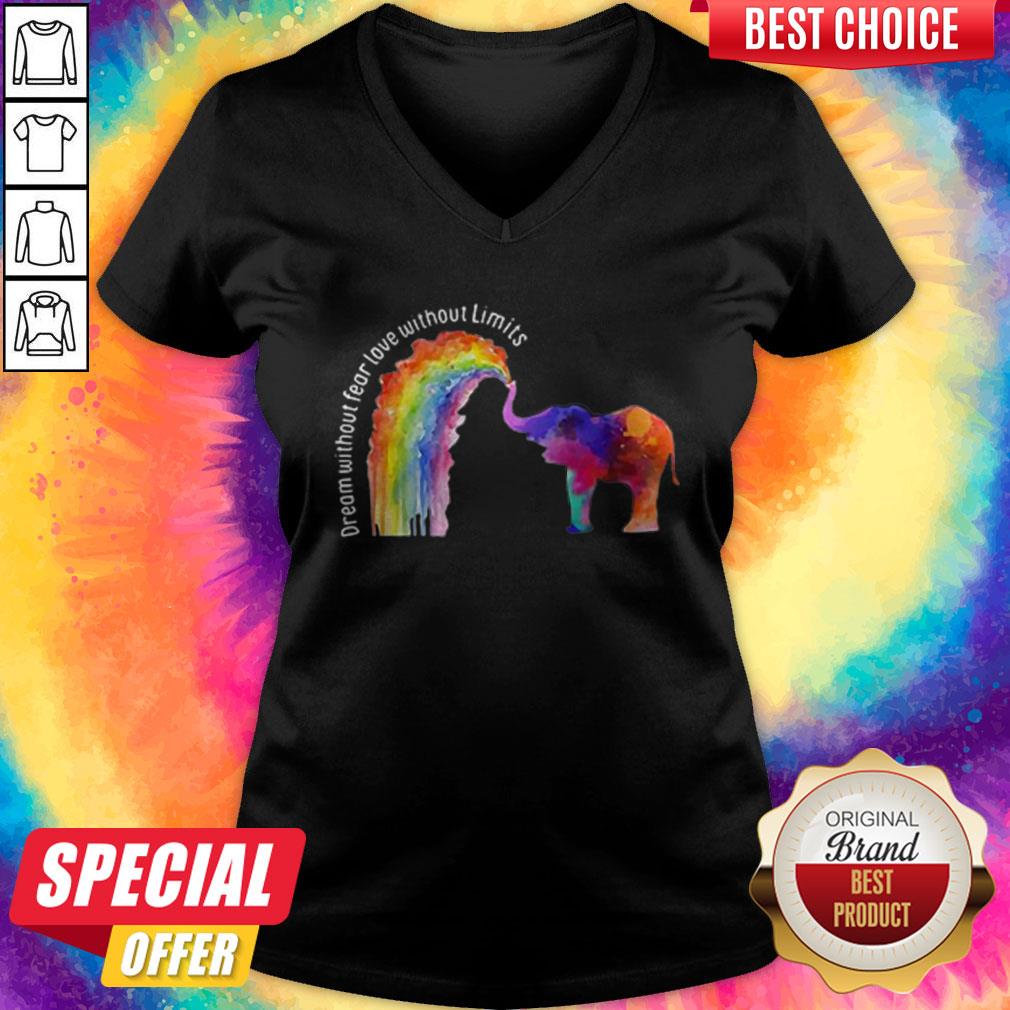 Elephant LGBT Dream Without Fear Love Without Limits Shirt