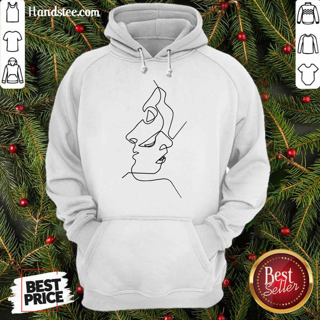 Enthusiastic Abstract Face Design Art Shirt