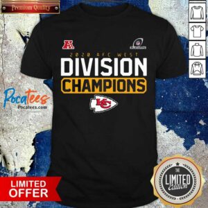 Official 2020 AFC west division Champions Kansas City Chiefs Shirt
