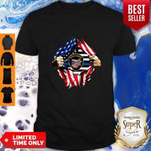 Official Deputy Sheriff Ohio Badge American Flag Shirt