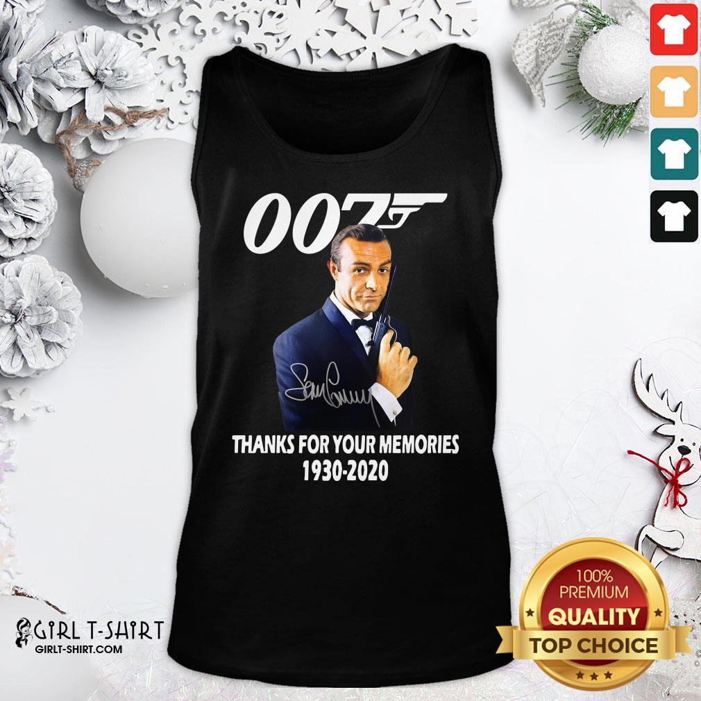 Expensive Sean Connery 007 Thanks For The Memories 1930 2020 Signature Shirt