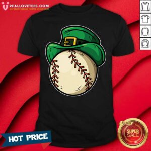 Cute Shamrock Baseball Leprechaun St Patricks Day Shirt