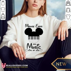Mickey Mouse Ears And Music Kind Of Girl Shirt