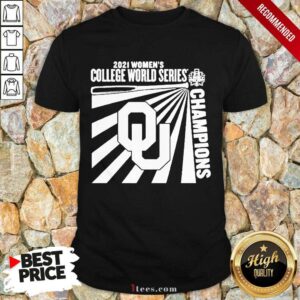Oklahoma Sooners World Series Champions Shirt
