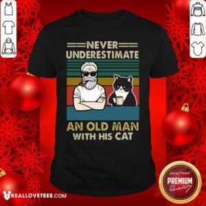 Beautiful Never Underestimate An Old Man With His Cats Personalized Shirt