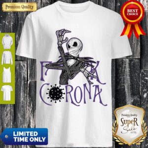 Top Jack Skellington Fuck Corona Shirt