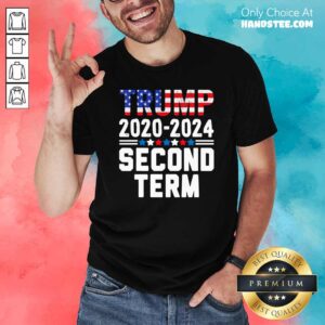 Premium Trump 2020 2024 Second Term Vintage American Flag Shirt