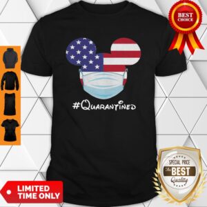 Awesome Mickey American Flag Face Mask Quarantined Shirt