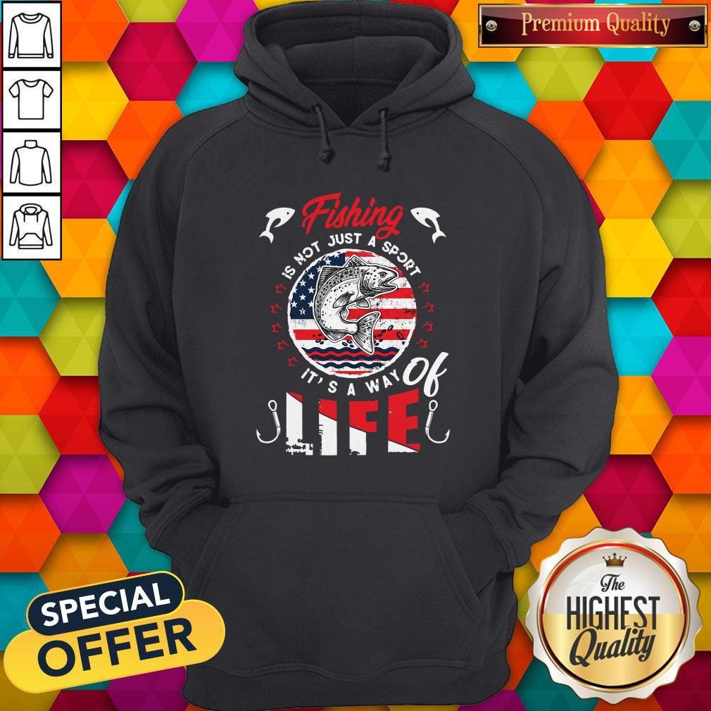 Fishing Is Not Just A Sport It’s A Way Of Life American Flag Vintage Shirt