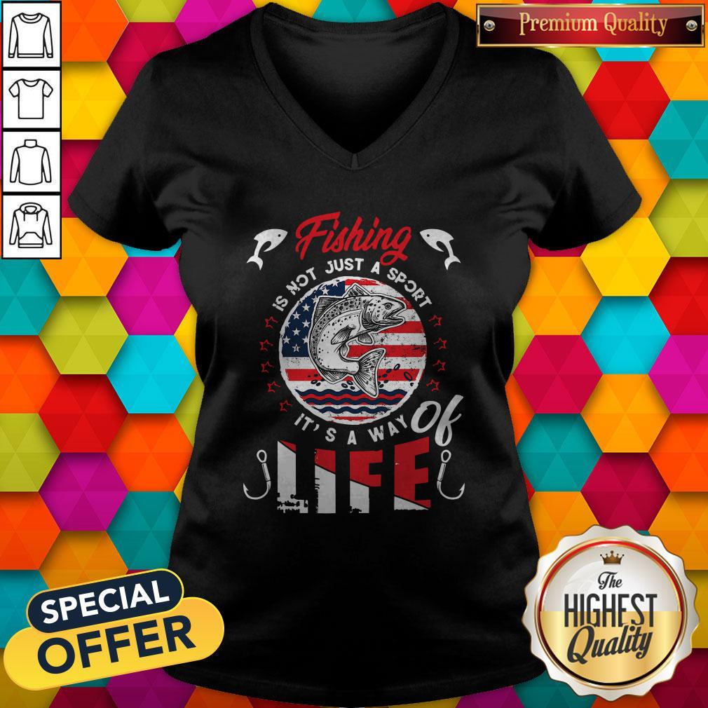 Fishing Is Not Just A Sport It’s A Way Of Life American Flag Vintage Shirt