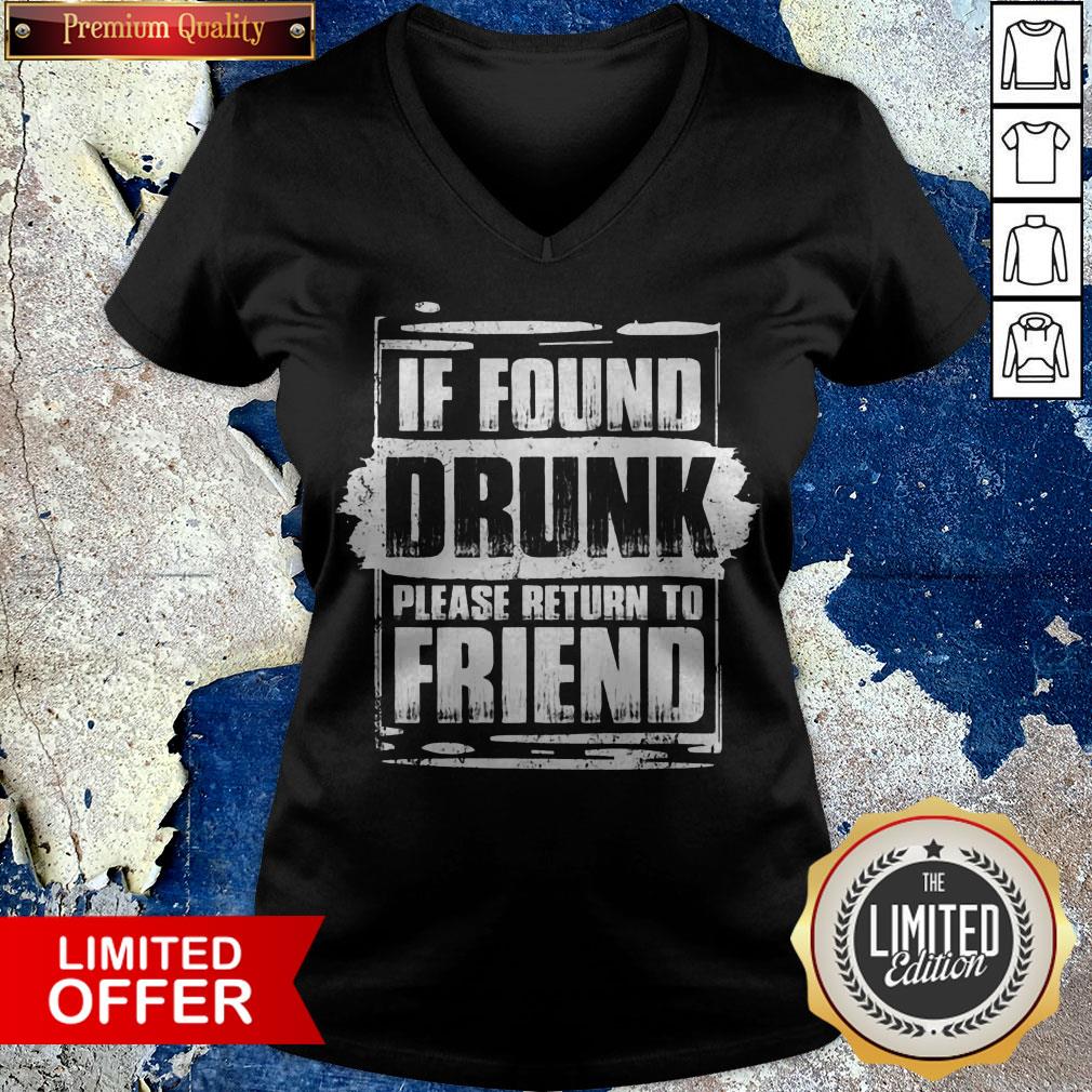 Found Drunk Return To Friend Group Of 3 Friends Drunk Girls T-Shirt