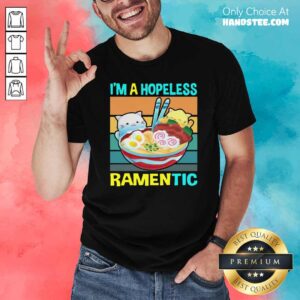 Top Kawaii Ramen Cat Noodles I’m A Hopeless Ramentic Vintage Shirt