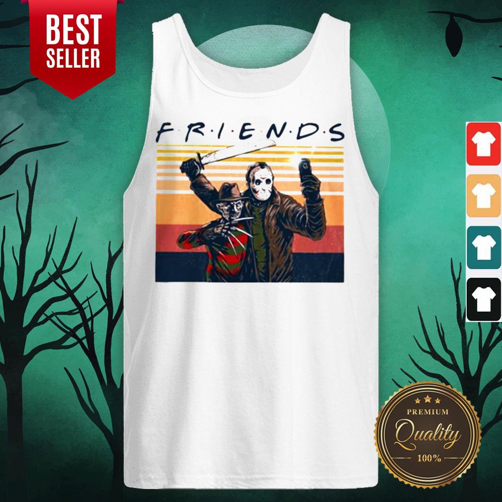 Freddy Krueger And Michael Myers Friends Vintage Retro Halloween Shirt
