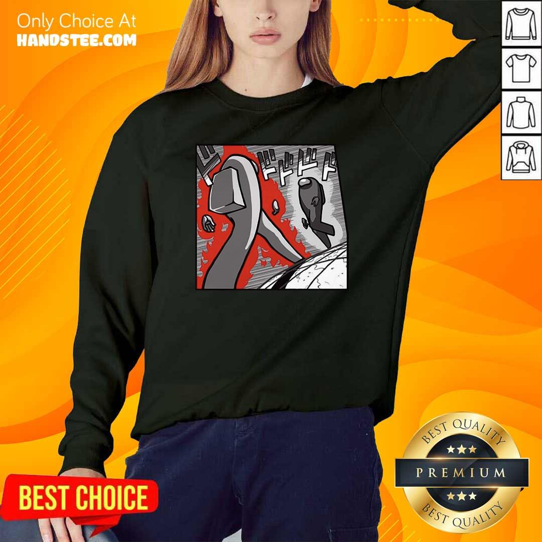 Funny Among Us Merch Store Among Us Menacing US Shirt