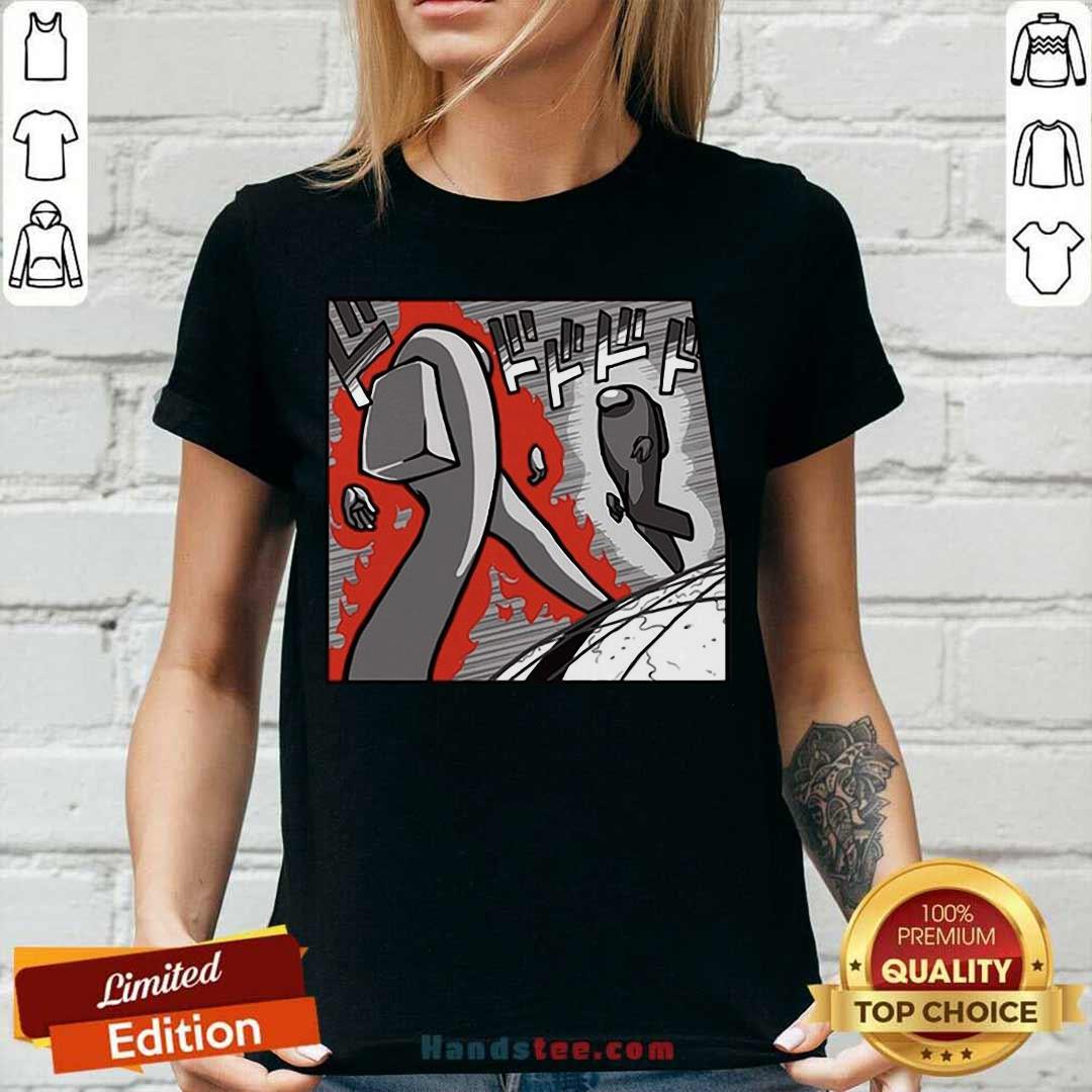 Funny Among Us Merch Store Among Us Menacing US Shirt