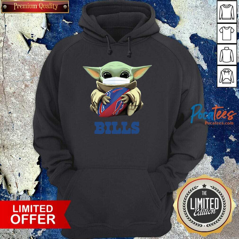 Funny Baby Yoda Face Mask Hug Buffalo Bills Shirt