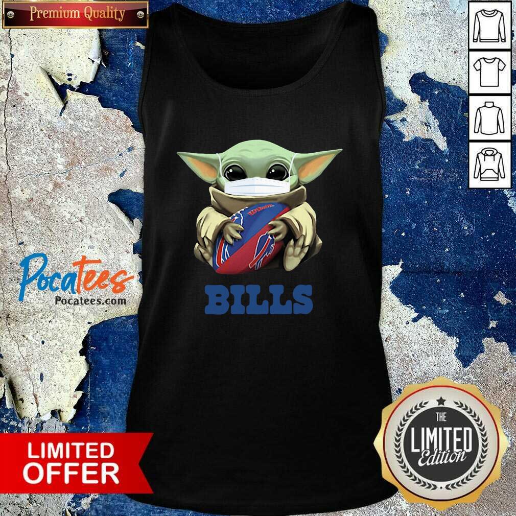 Funny Baby Yoda Face Mask Hug Buffalo Bills Shirt