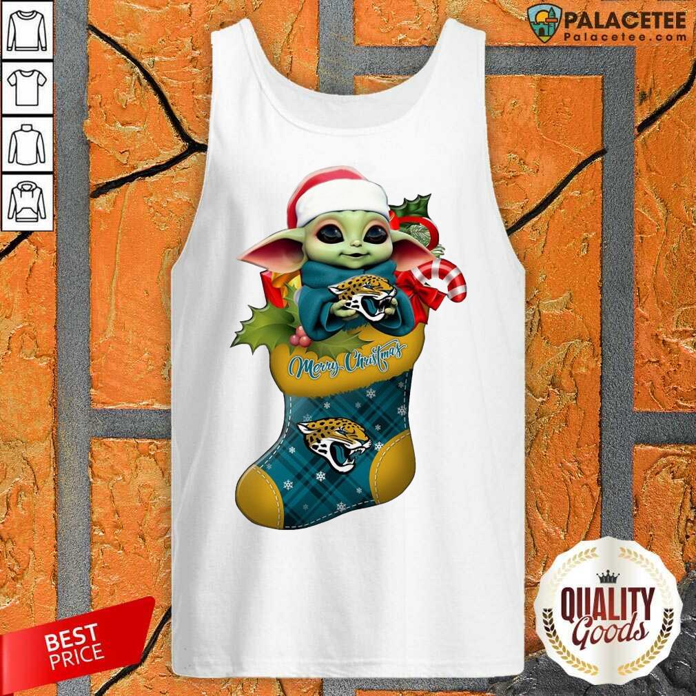 Funny Baby Yoda Hug Jacksonville Jaguars Ornament Merry Christmas 2020 Shirt