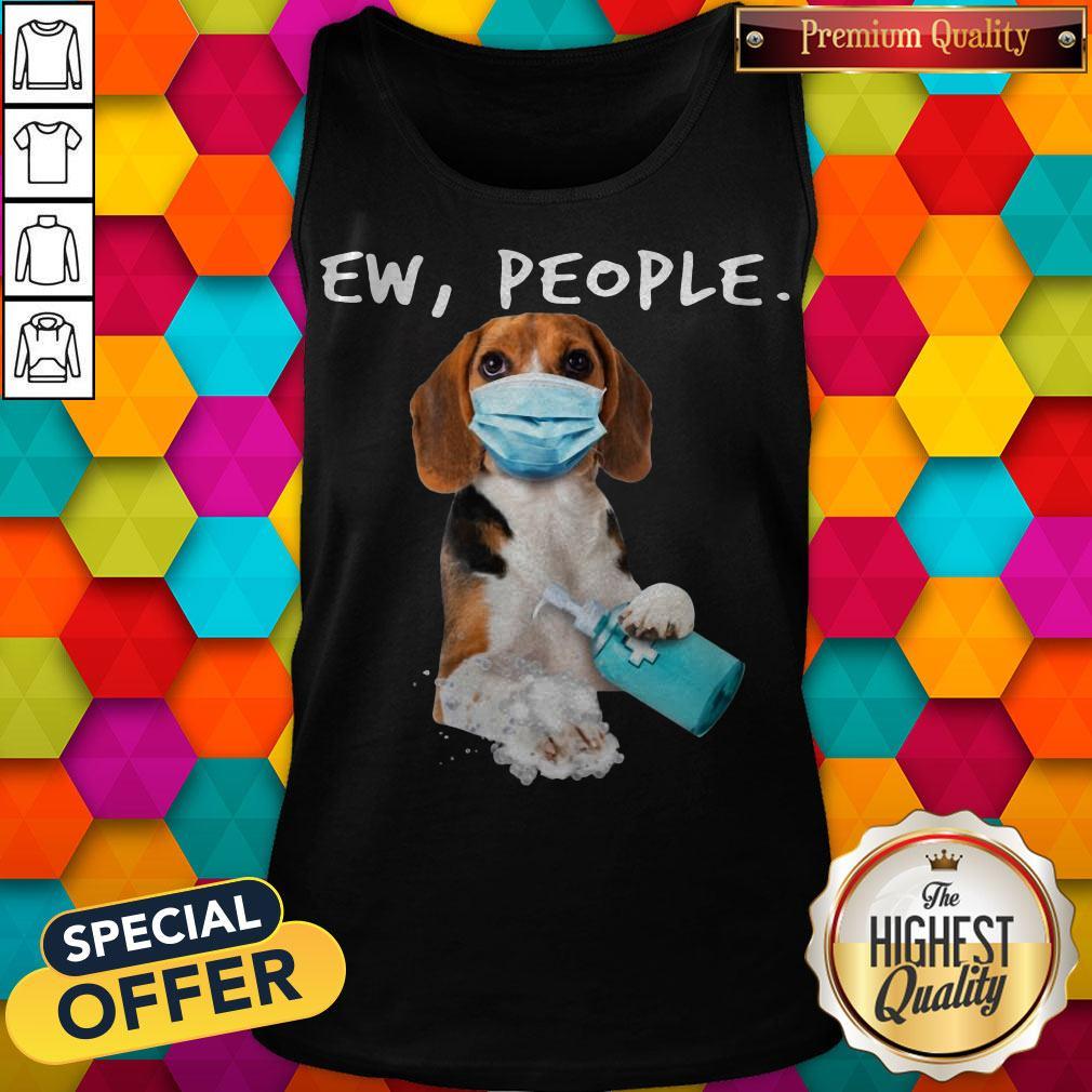 Funny Beagle Face Mark Ew People Shirt