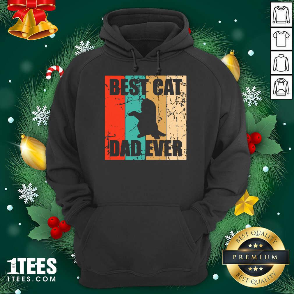 Funny Best Cat Dad Ever Vintage Shirt