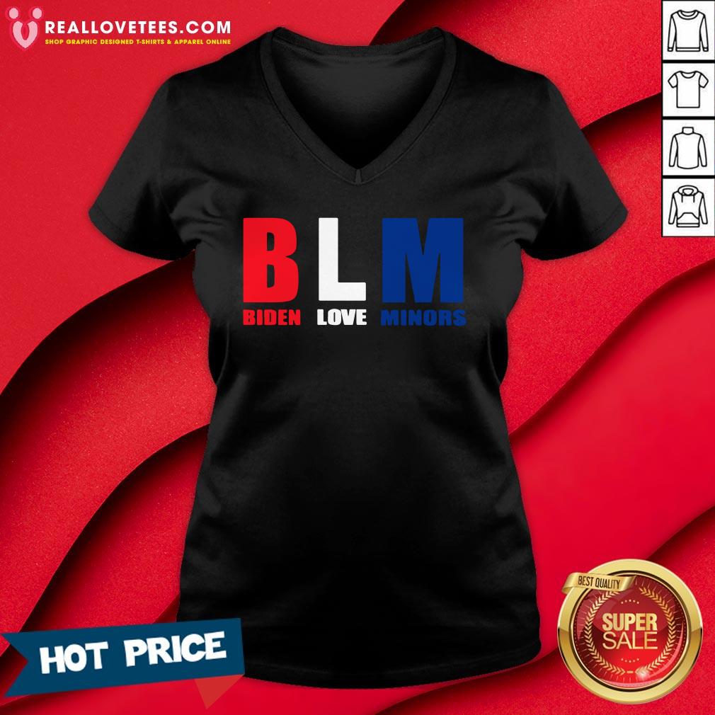 Funny BLM Biden Love Minors Shirt