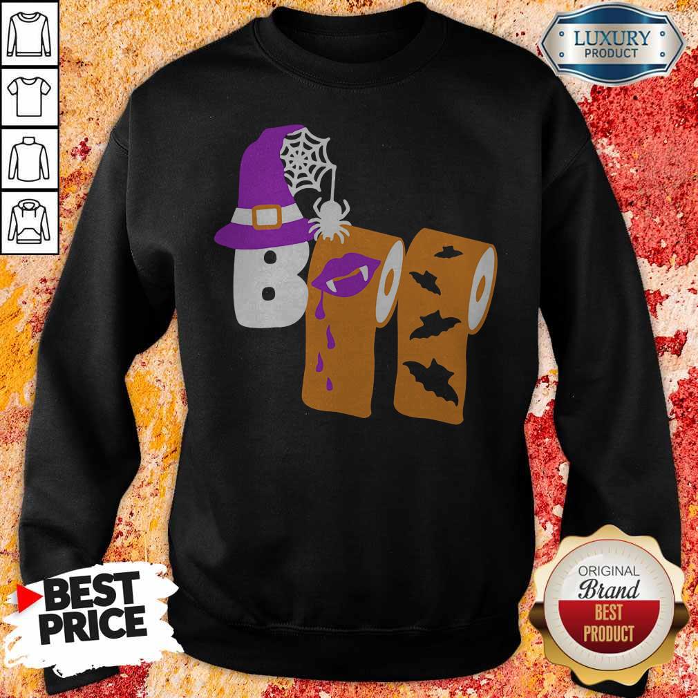 Funny Boo Witch Toilet Halloween Shirt