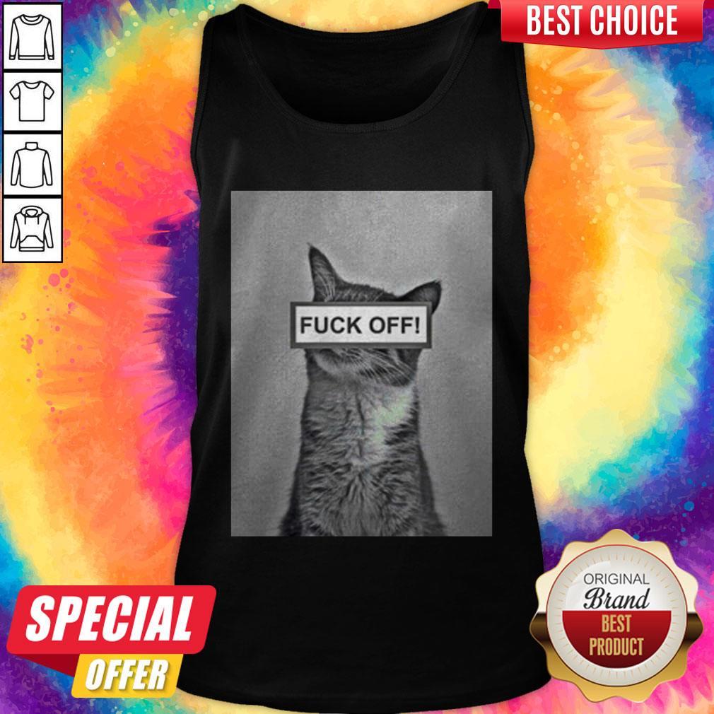 Funny Cat Fuck Off Shirt