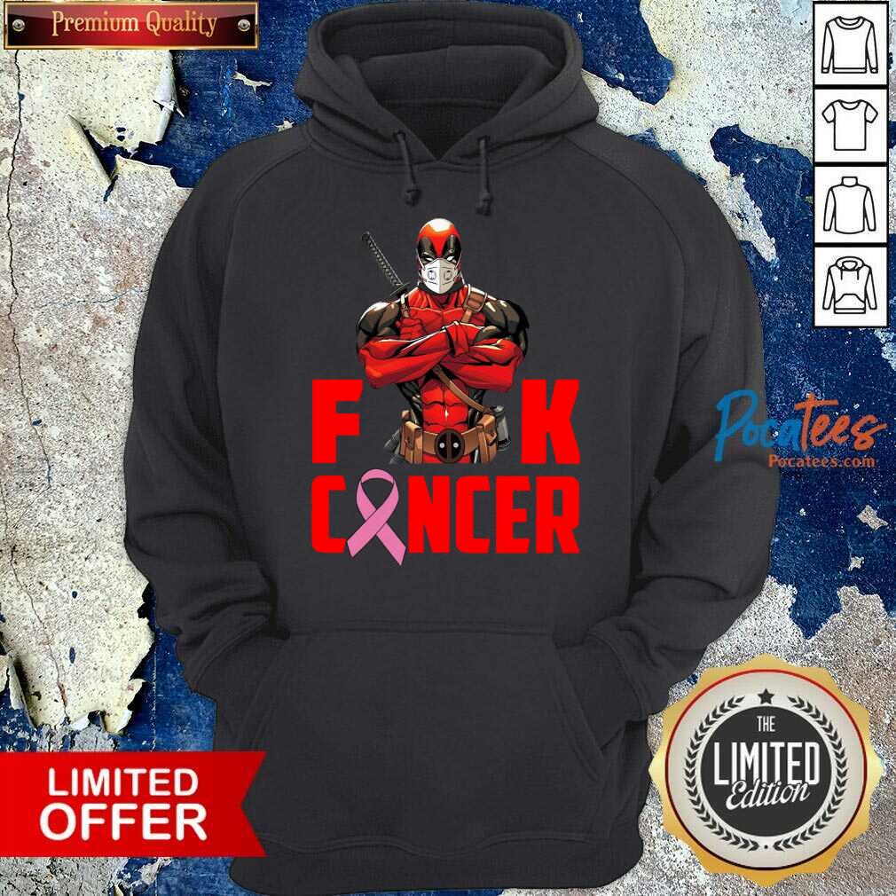 Funny Deadpool Fuck Breast Cancer Shirt
