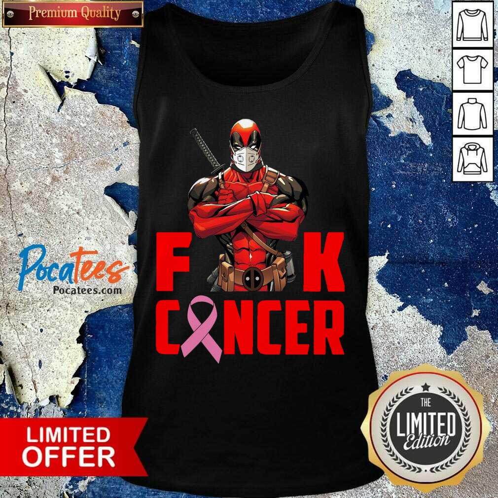 Funny Deadpool Fuck Breast Cancer Shirt