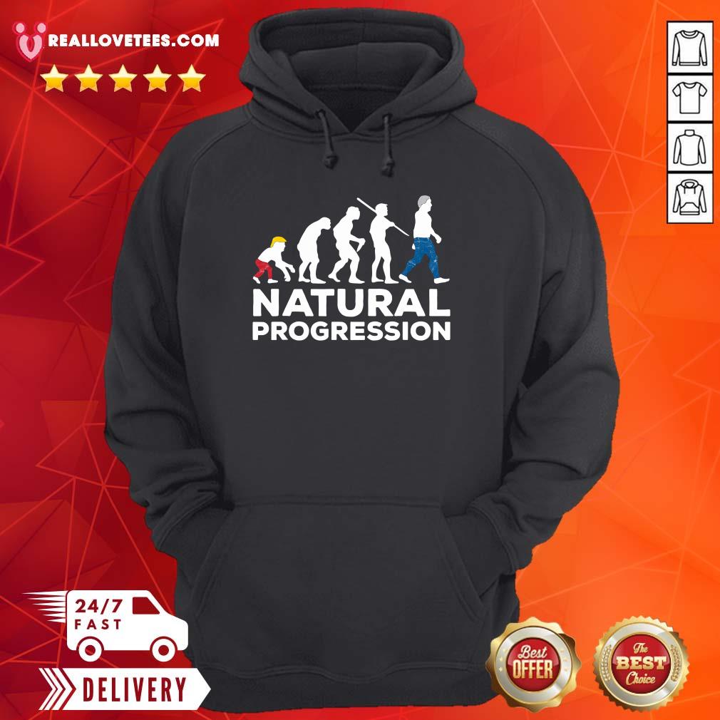 Funny Evolution Anti Trump Natural Progression 2020 Shirt