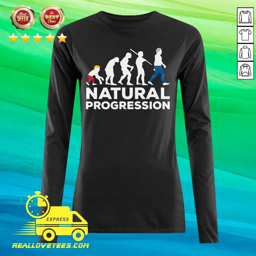 Funny Evolution Anti Trump Natural Progression 2020 Shirt