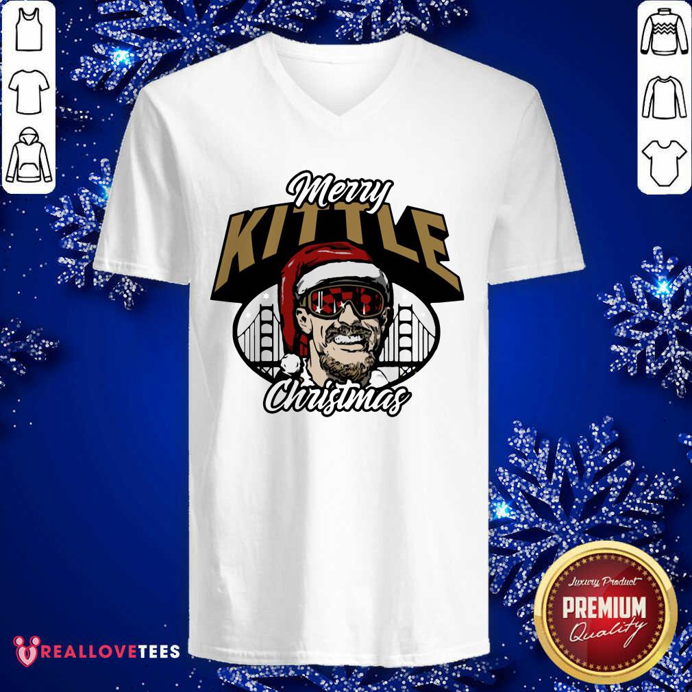 Funny George Kittle Merry Kittle Christmas Shirt