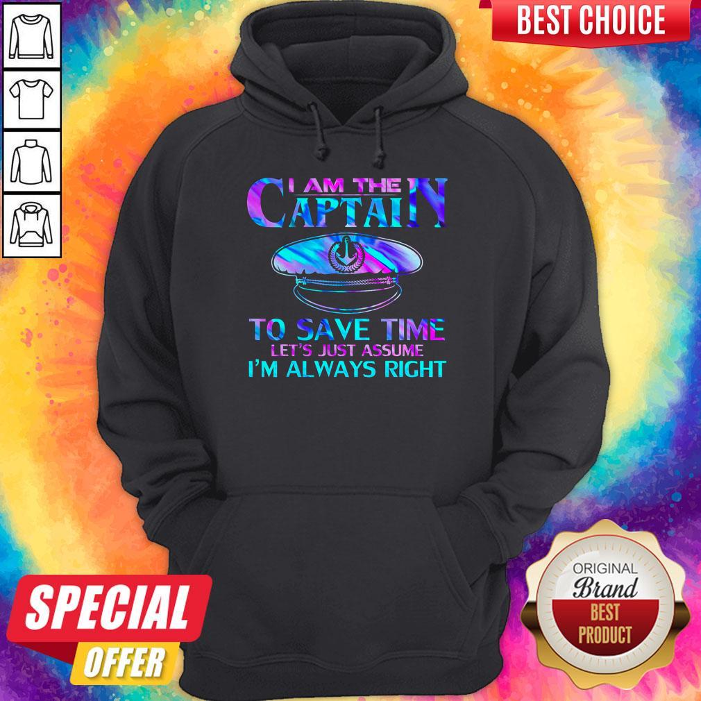 Funny I Am The Captain To Save Time Shirts