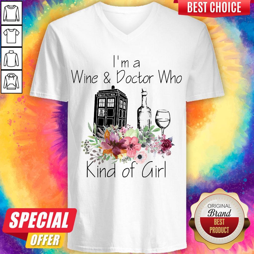 Funny I’m A Wine And Doctor Who Kind Girl Shirt