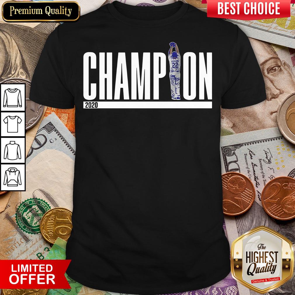 Funny Kershaw 22 Champion 2020 Shirt