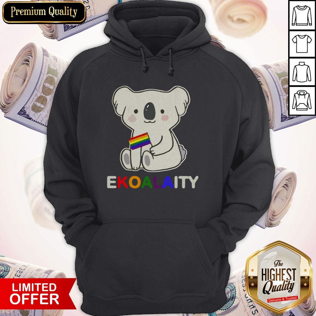 Funny Koala LGBT Pride Flag Ekoalaity Shirt