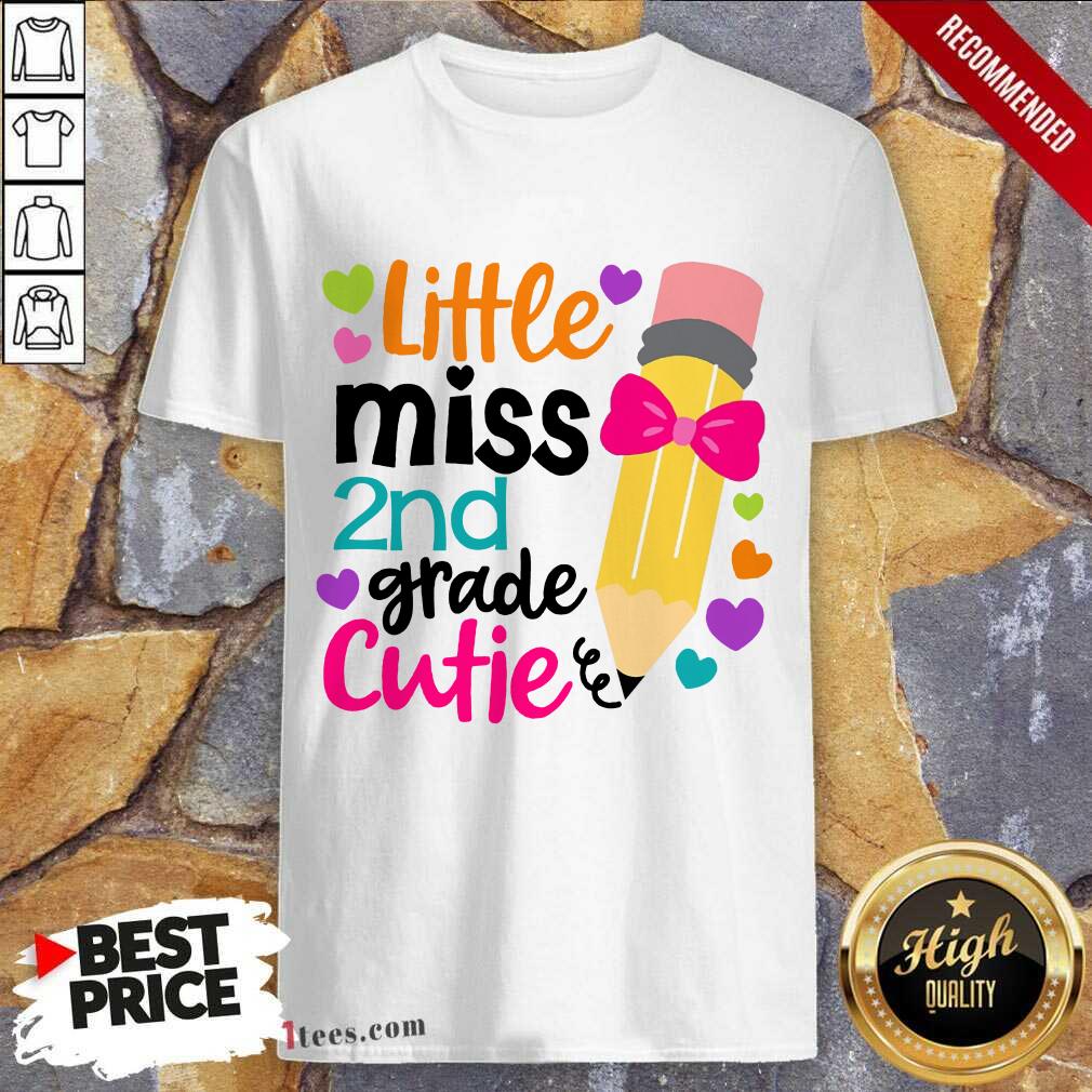 Funny Little Miss 2Nd Grade Cutie Shirt