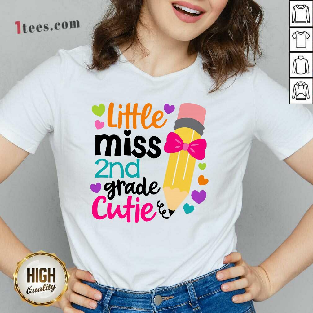 Funny Little Miss 2Nd Grade Cutie Shirt