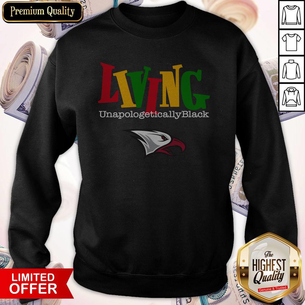 Funny Living Unapologetically Black NNCU Eagles Shirt