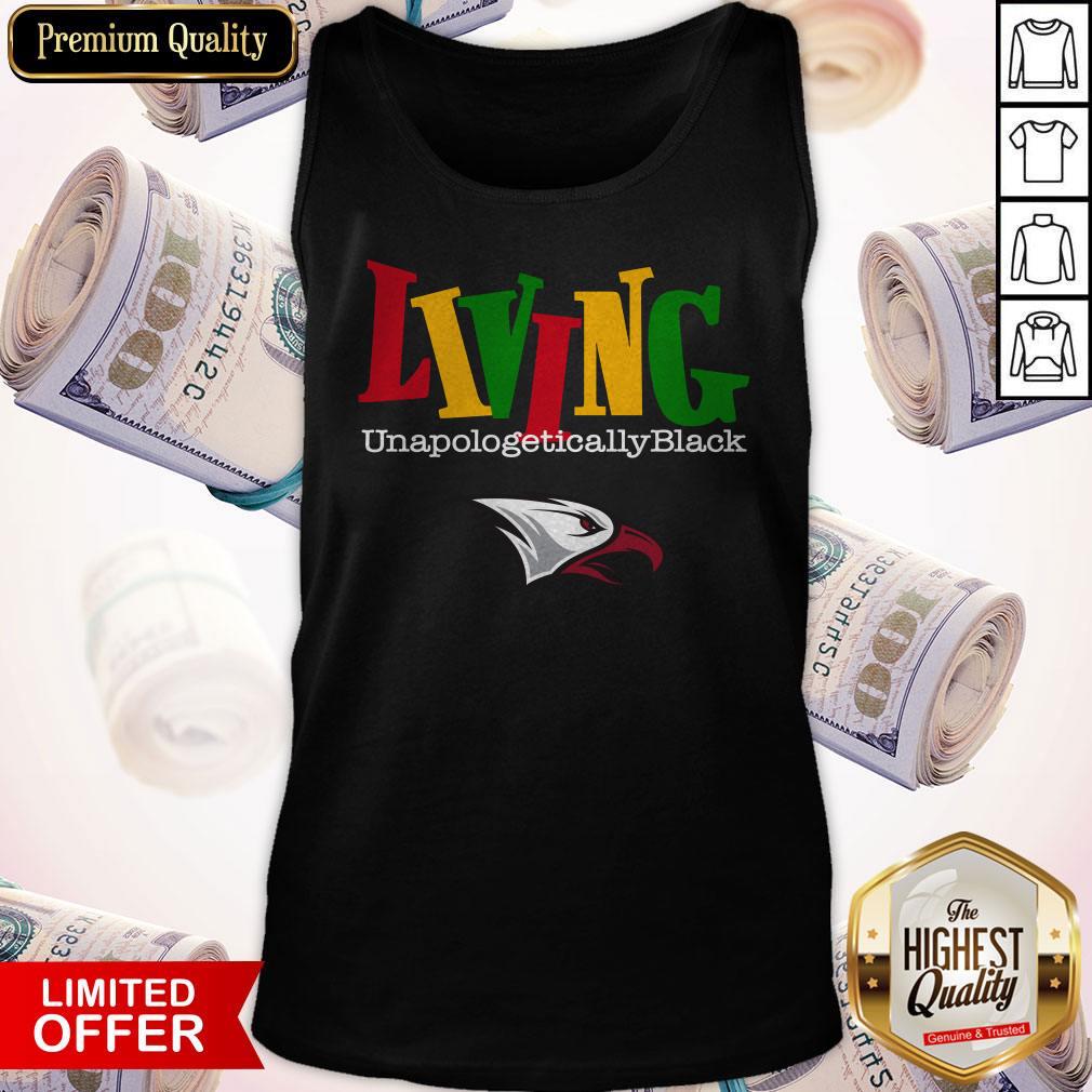 Funny Living Unapologetically Black NNCU Eagles Shirt