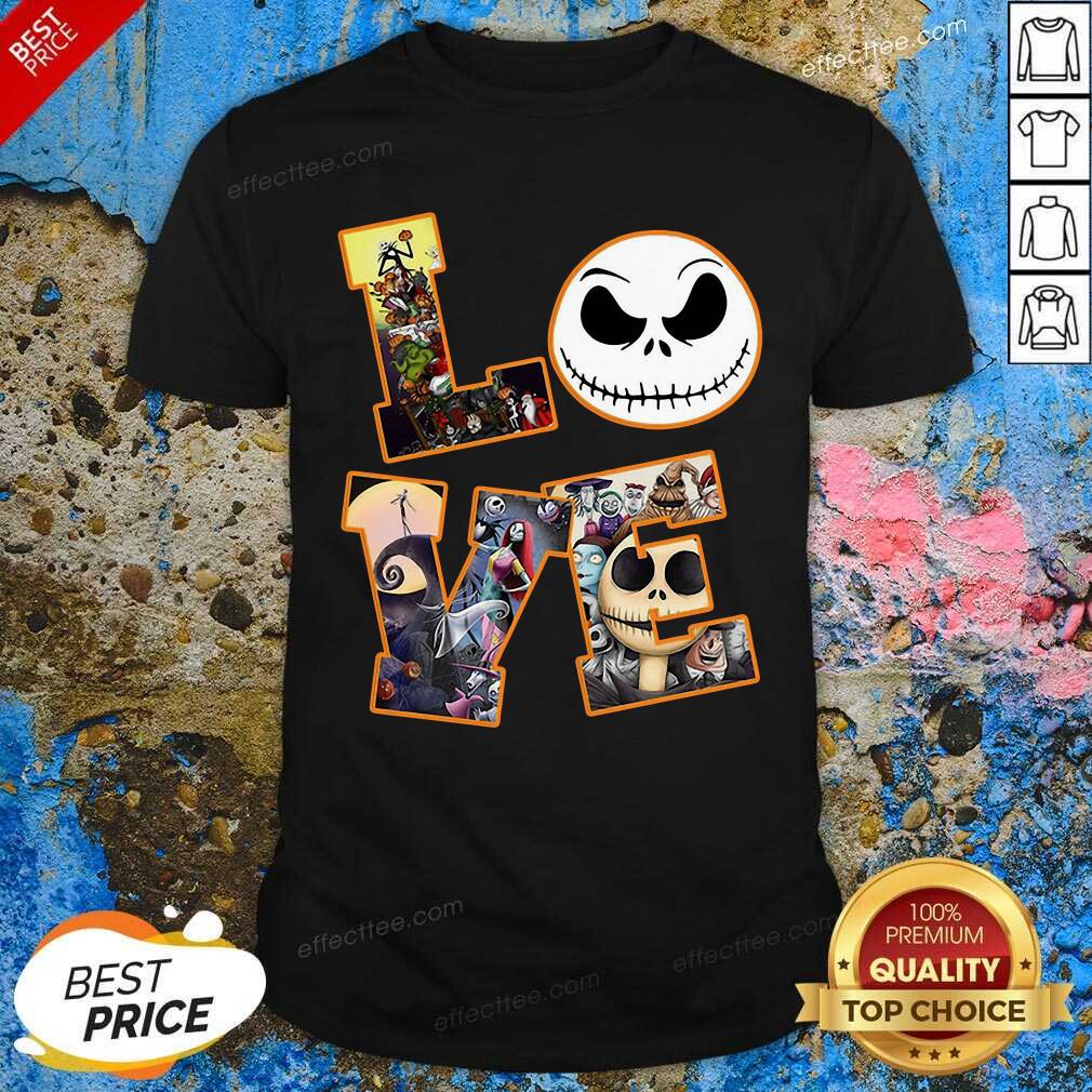 Funny Love Jack Skellington The Nightmare Before Christmas Shirt