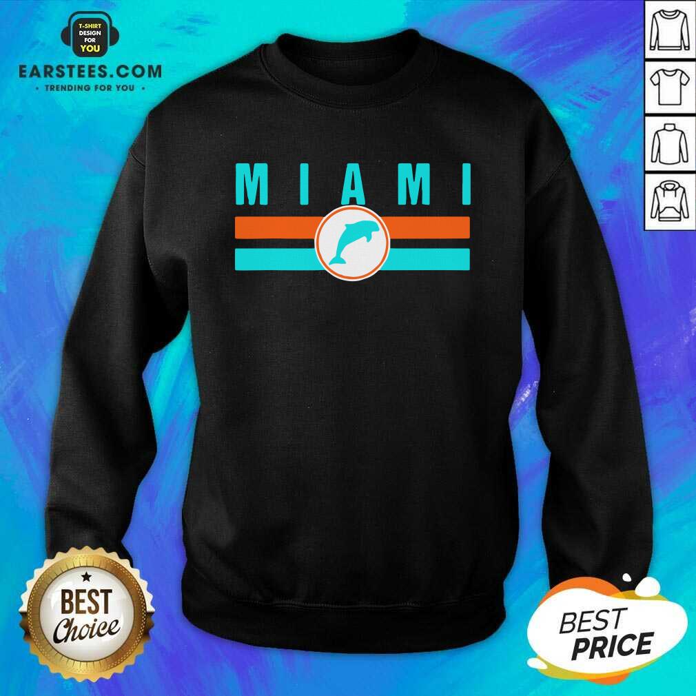 Funny MIA Miami Local Standard MIA Retro Dolphin Miami FL Shirt