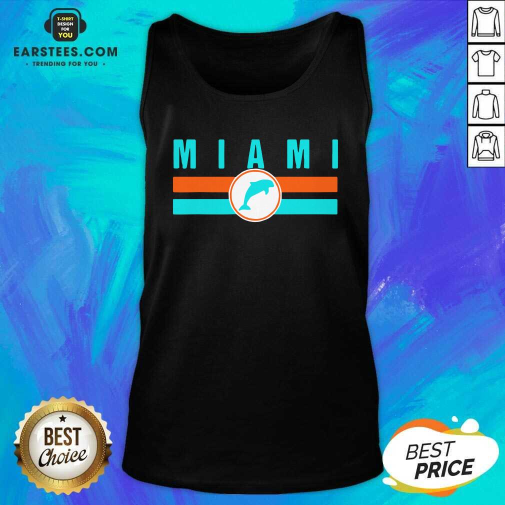 Funny MIA Miami Local Standard MIA Retro Dolphin Miami FL Shirt